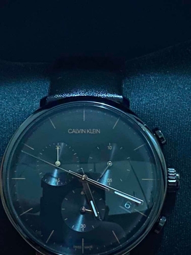 Relógio Calvin Klein Pulseira Em Couro