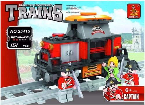 Bloques Tipo Lego Trains 151 Pcs