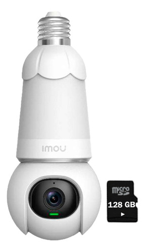 Cámara Foco Wifi Imou Bulb Cam 5mp 360° Noche Color + 128gb