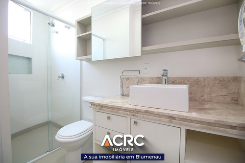 Imagem 14 de 19 de Acrc Imóveis - Apartamento Mobiliado A Venda No Bairro Ponta Aguda, Com 03 Suítes, 03 Vagas De Garagem E Depósito - Ap04289 - 69318269