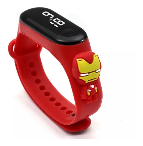 Reloj Touch Digital Iron Man Contra Agua Avengers
