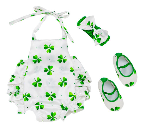 Conjunto De Ropa Para El Día De San Patricio Para Niñas Reci