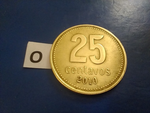 Moneda Antigua De Argentina Por 25 Centavos Año De 2010