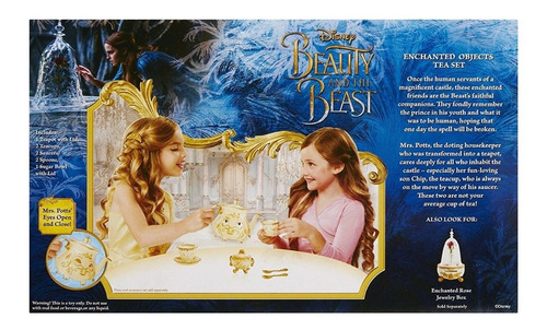 Jogo De Chá Madame Samovar & Zip A Bela E A Fera Disney