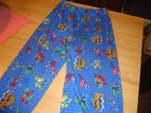 Pantalon De Pijama Para Niños De Los Super Heroes