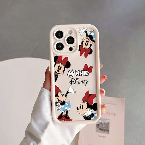 Funda De Teléfono Mickey Minnie Mouse Para iPhone 14 12 13 1