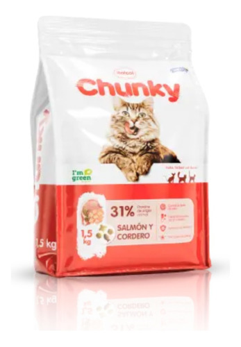 Chunky Cat Salmón/cordero 500gr