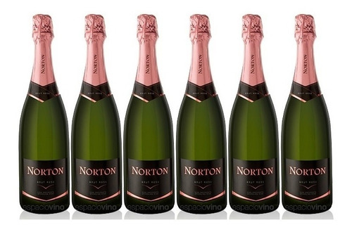Imagen 1 de 2 de Champagne Norton Brut Rose Caja X6u 750cc