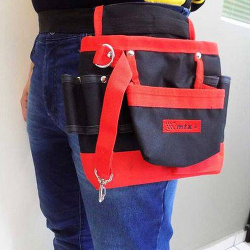 Cinto + Bolsa C/ 7 Bolsos Reforçados P/ Ferramentas - Mtx