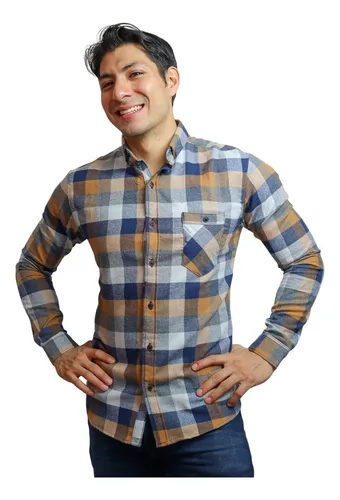 Camisa Cuadros Hombre Franela MercadoLibre