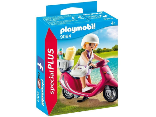 Playmobil Special Plus 9084 Mujer Con Scooter Original Intek