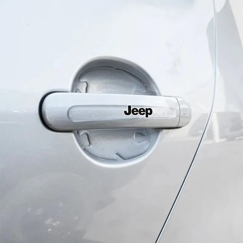 Imagem 2 de 5 de Kit Adesivo Protetor Maçaneta Carro Transparente Resinado