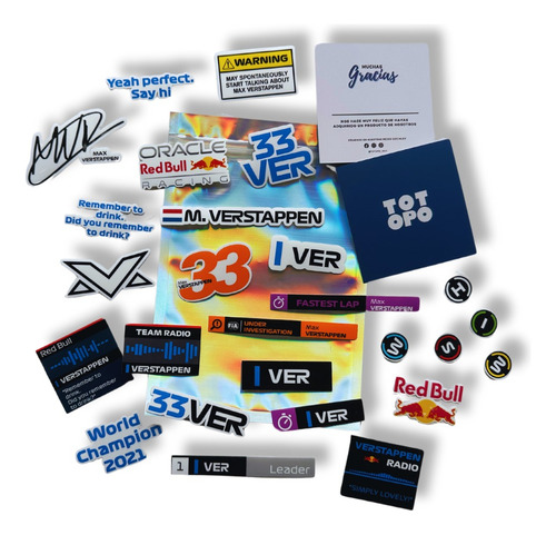Stickers F1: Max Verstappen