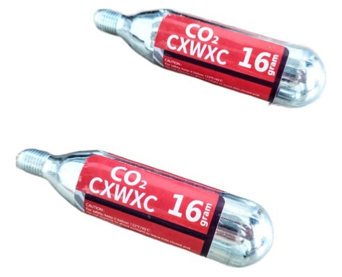 Cartuchos 2 Pipetas Co2 Aire Comprimido 16gr Ciclismo Despin