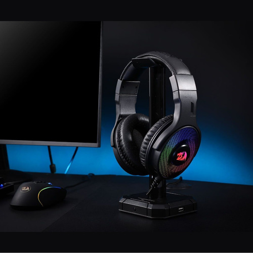 Imagen 4 de 10 de Diadema Gamer Redragon H350 Rgb Pandora2 Usb/3.5mm, Ps4/xbox