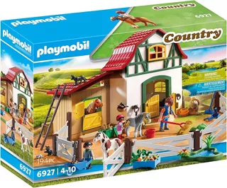 Playmobil-6927 Playmobil Figura De Construcción Granja Ponis