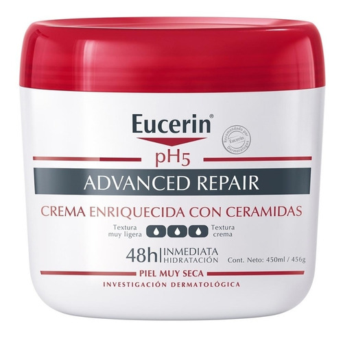 Eucerin Crema Intensiva Ph5 Advanced Repair Tarro 450 Gr