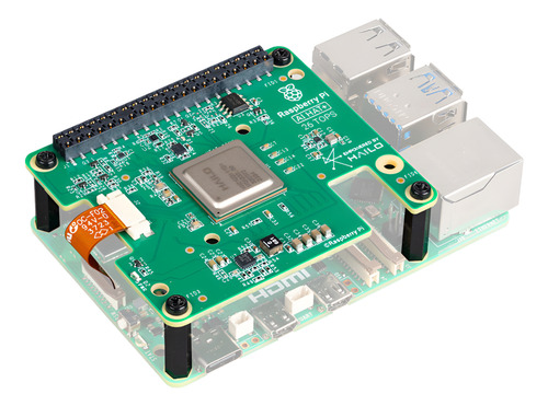 Hat Raspberry Pi Ai Hat+ 13 Tops Acelerador De Ia Hailo-8