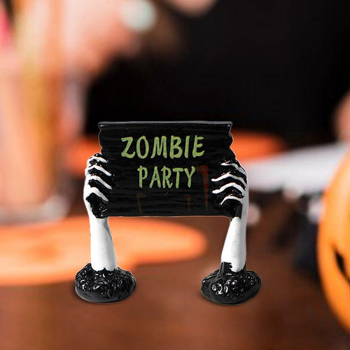 Minifiguras De Halloween, Estatuas Señalización Número 28