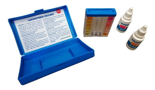 Laboratorio Vulcano Test Kit Medición Ph Y Cloro Piletas