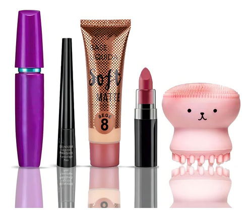 Kit de maquillaje combinado Web Bazar con caja de regalo + - White Skin