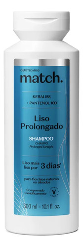 Shampoo Match Liso Prolongado 300ml