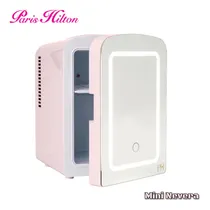 Comprar Mini Nevera Portátil C Espejo Led P\u002F Maquillaje Paris Hilton