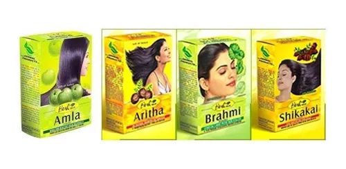 Hesh Herbal Powder De 100g C/u: Amla,brahmi,shikakai.aritha