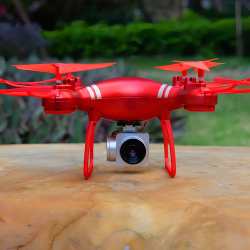 Drone Com Camera E Controle Remoto Ky101 Cor Vermelho