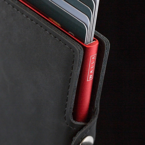Imagen 2 de 5 de Billetera Walla Wallets - Vintage Black Fire