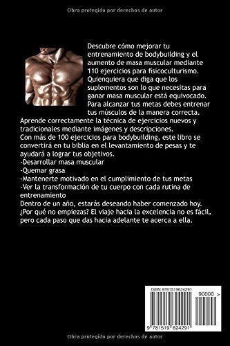 Libro : Los 110 Mejores Ejercicios Para Fisicoculturismo...