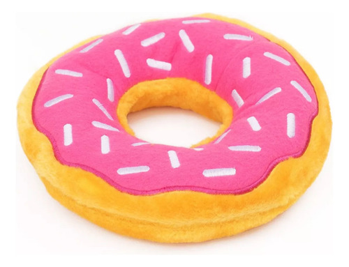 Zippypaws Pelúcia Para Cães Donuts Morango Com Apito P Cor Rosa-chiclete Desenho Donutz