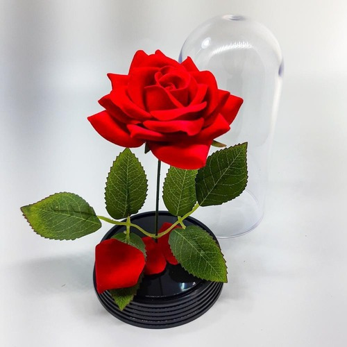 Rosa Encantada Vermelha - A Bela E A Fera O Pequeno Príncipe | Parcelamento  sem juros