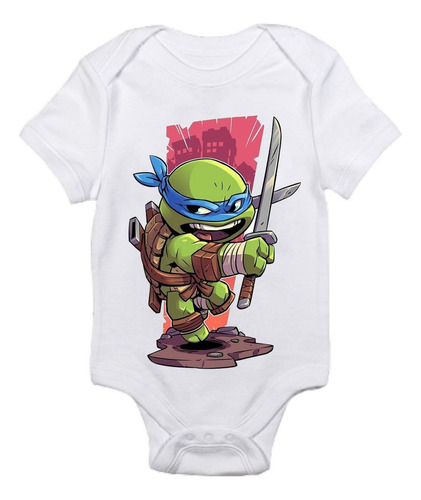 Pañalero Caricatura Tortuga Ninja Tmnt Leonardo Envio Gratis