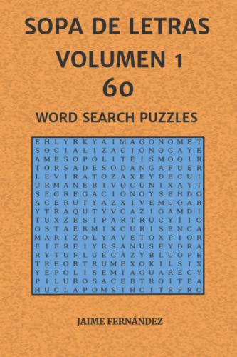 Sopa De Letras Volumen 1: 60 Word Search Puzzles