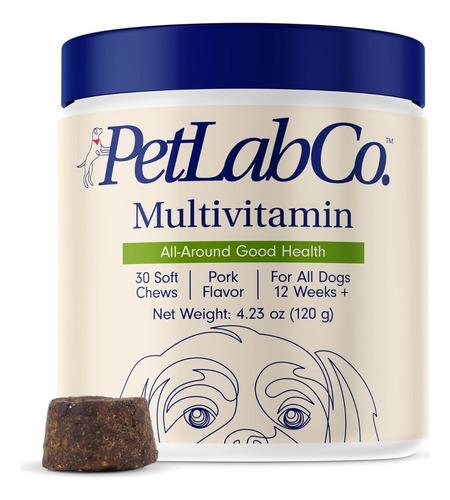 Petlabco Multivitamin Chews Perros Chewable Pork Flavor