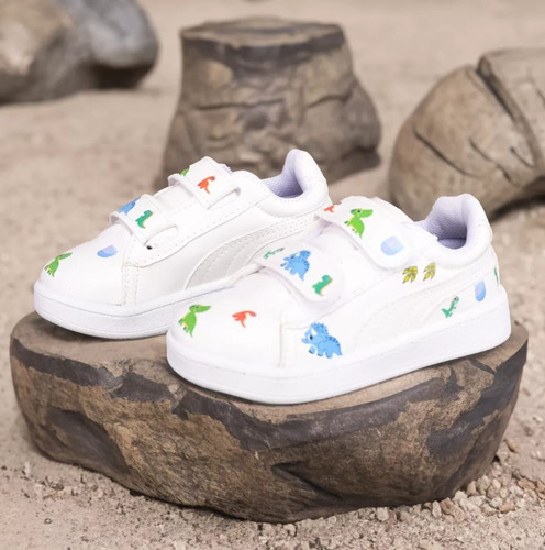 Zapatillas Niño Dino Con Abrojo- Zapatillas Infantiles
