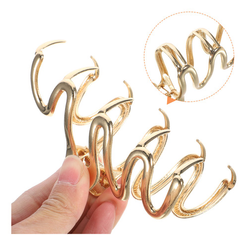 Pinza De Pelo De Metal Para Mujer, Pinza De Pelo Grande