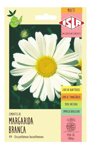 Sementes De Margarida Branca Isla Multi