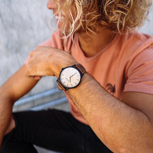 Reloj Hombre Pulsera Sumergible Abaco Original Diseño + Caja