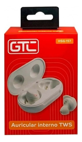 Auriculares Inalambricos Gtc Hsg 157 Tws Color Negro