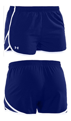 Short Under Armour Tg Azul Escape 3  Talle M Dama - Dracma