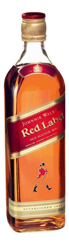 Pack De 6 Whisky Johnnie Walker Blend Red Label 1 L