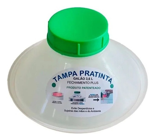 Tampa Para Tinta Fechamento Plus 3.6l - Tampa Pratinta