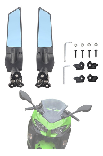 Espejo Retrovisor Ajustable Para Motocicleta Kawasaki Ninja