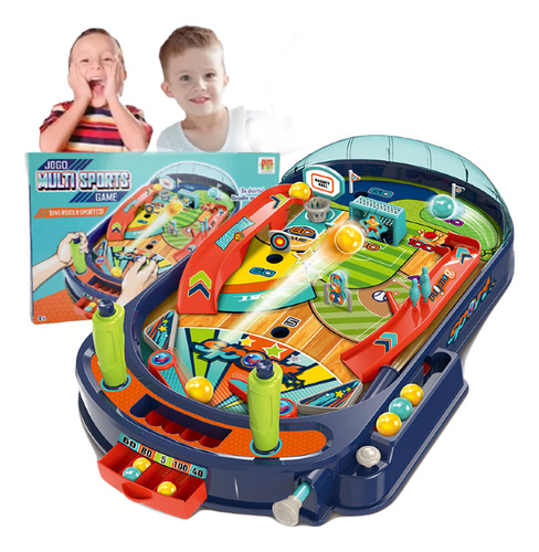 Mesa Pinball Multijogos Game Futebol Basquete Boliche Golf +