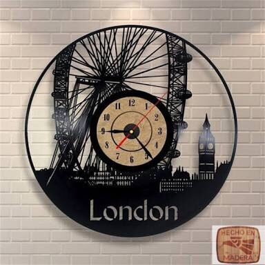 Reloj Corte Laser 1023 Londres Eye Of London Big Ben