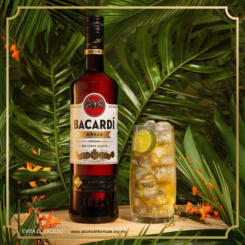 Ron Bacardi Añejo 980 Ml