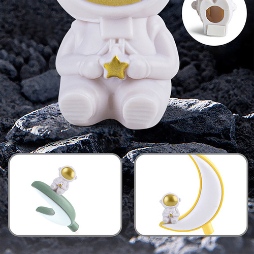 E Astronaut Clock Ornament, Apontador De Lápis Student Cute