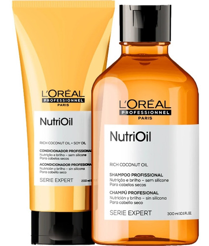 Kit Loreal Nutrioil Shampoo 300ml + Condicionador Nutrição